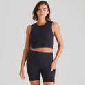 Ridgeline Womens Infinity Shorts #colour_black