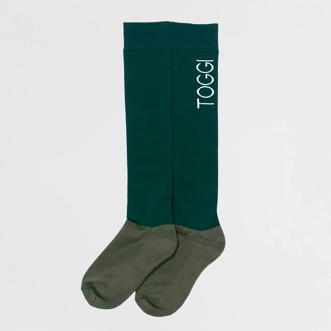 Toggi Watts 2 Pack Competition Socks #colour_darkest-green