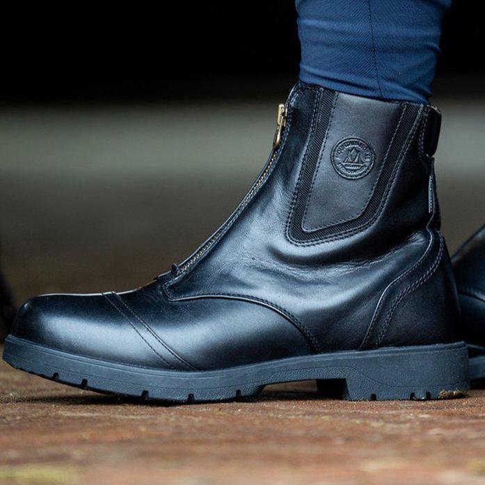 Mountain Horse Wild River Zip Paddock Boots #colour_black