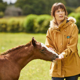 Ridgeline Womens Monsoon Nordic Jacket #colour_ochre