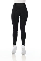 Equitheme Kitzbuhl Ladies Softshell Silicone Full Seat Breeches #colour_black