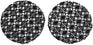 Equitheme Floral Hair Net #colour_black