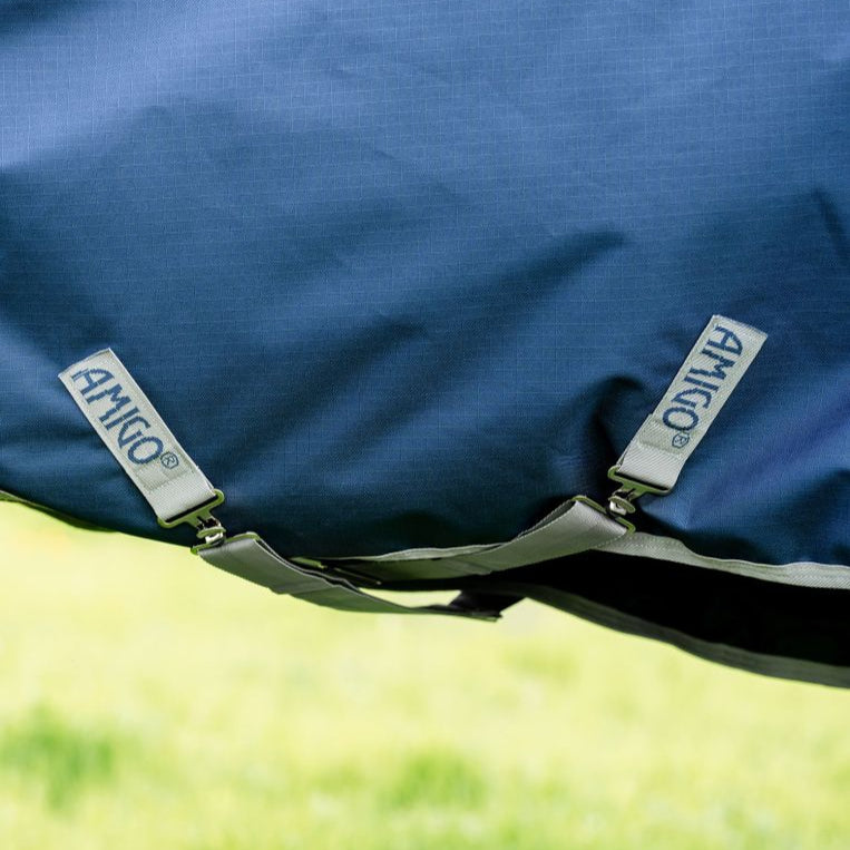 Horseware Ireland Amigo Ripstop 900D 100g Walker Rug #colour_navy-titanium grey