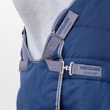 Horseware Ireland Rambo Optimo 200g Plus Stable Rug #colour_navy-thunderstorm-silver-grey