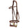 Stubben 2700 Pro-Jump Tandem Noseband Snaffle Bridle #colour_redwood-redwood