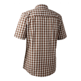 Deerhunter Jeff Men's Short Sleeve Shirt #colour_brown-check