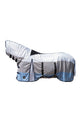 HKM Fly Rug With Neck-Strong- #colour_blue/white/grey