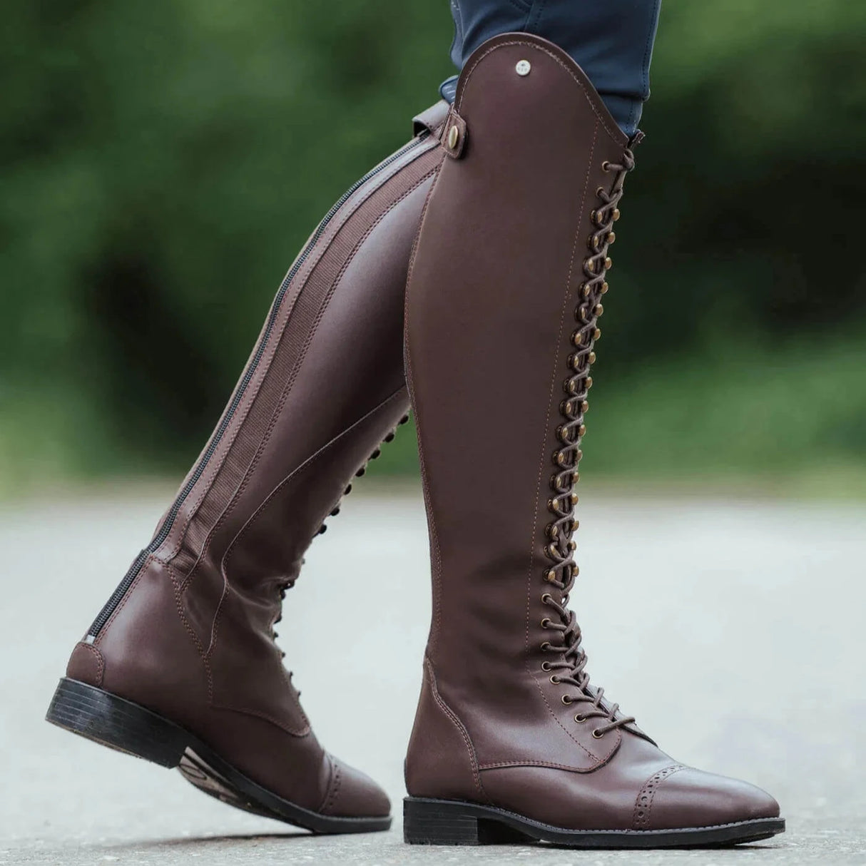 E.L.T Portland Ladies Polo Regular Riding Boots #colour_brown