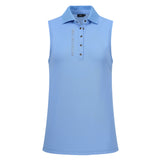 HV Polo Myrthe Sleeveless Polo Shirt #colour_sea