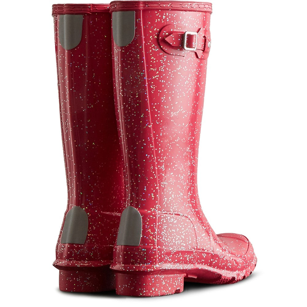 Hunter Riesen-Glitzer-Gummistiefel für große Kinder