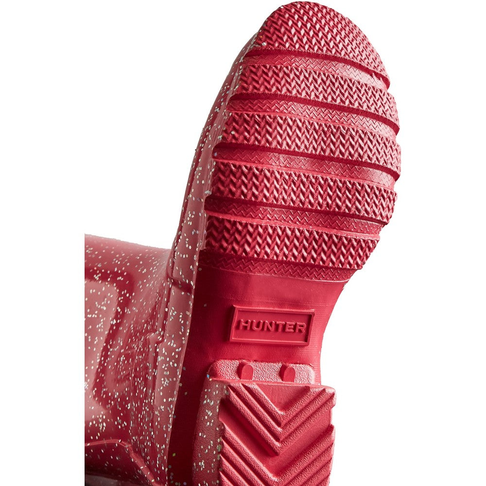 Hunter Riesen-Glitzer-Gummistiefel für große Kinder