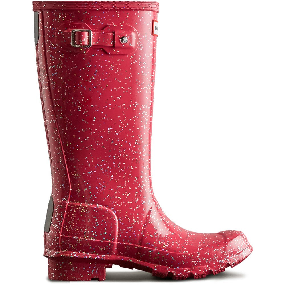 Hunter Riesen-Glitzer-Gummistiefel für große Kinder