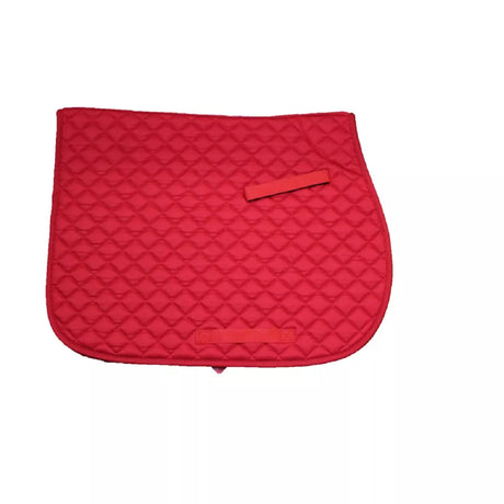 Mackey Equisential Cotton Saddlecloth #colour_red