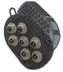Mackey Massaging Grooming Glove #colour_black