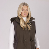 Shires Aubrion Heritage Unisex Gilet #colour_dark-olive