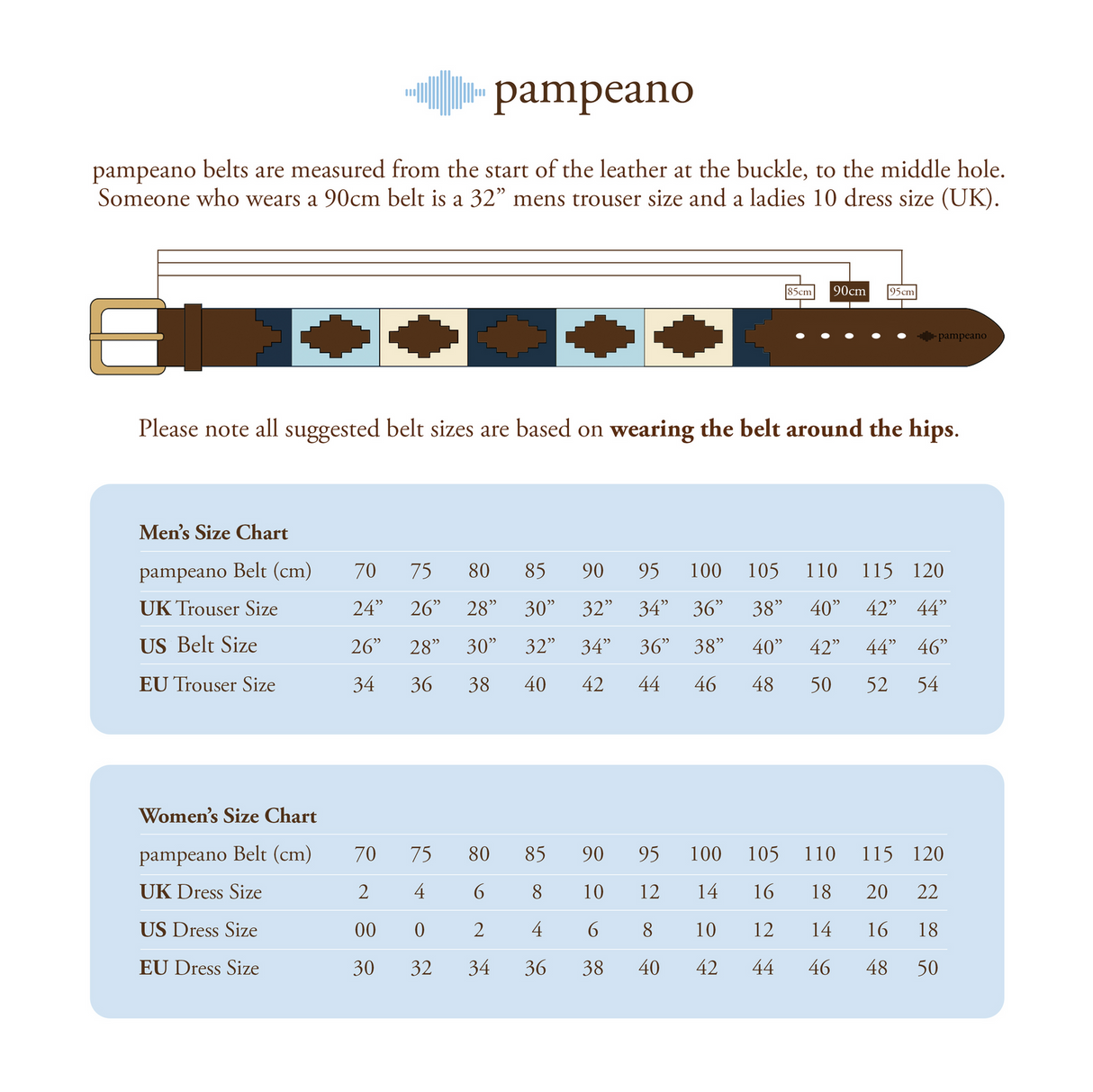 Pampeano Leather Polo Belt - Roca
#colour_roca