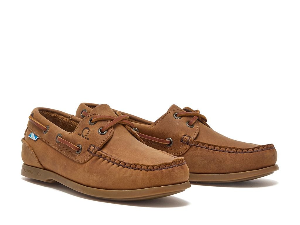 Chatham Deck Lady II G2 Boat Shoes #colour_walnut