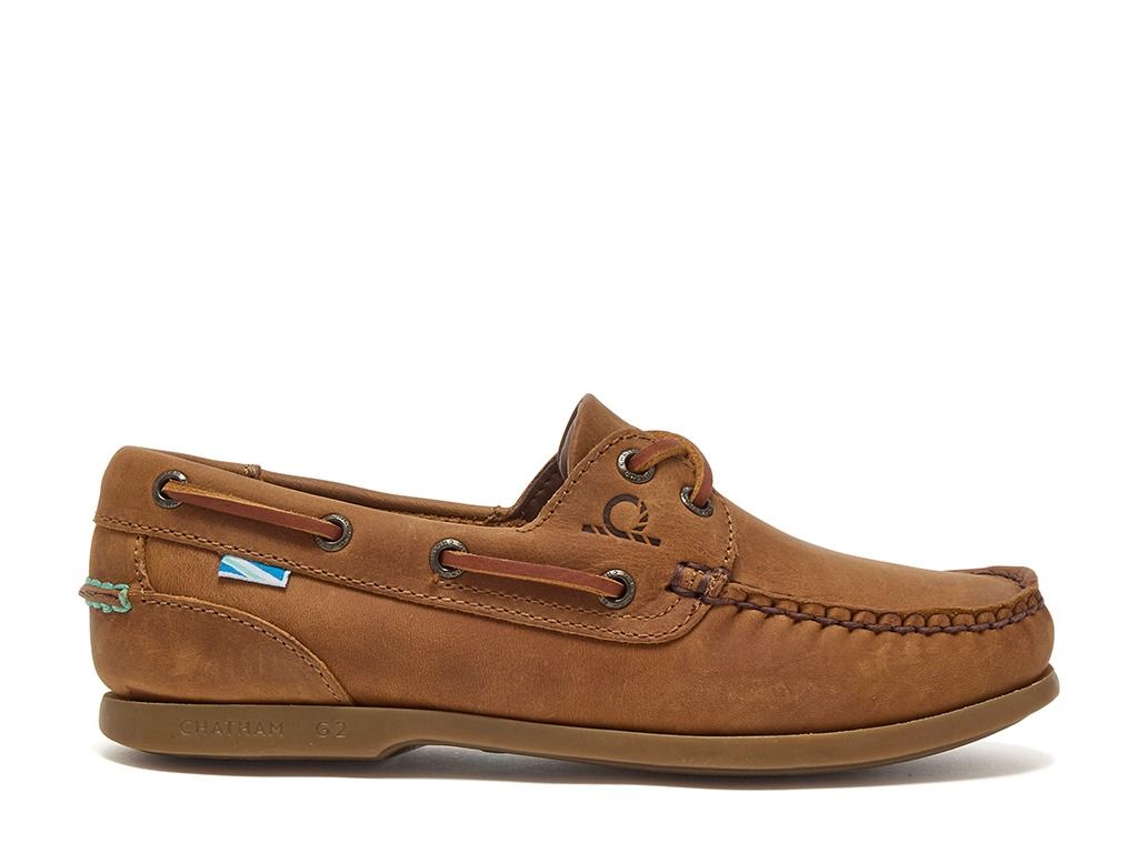 Chatham Deck Lady II G2 Boat Shoes #colour_walnut