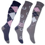Chaussettes d'équitation HKM -Cardiff- Lot de 3