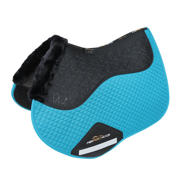 Shires Performance Fusion Jump Saddlecloth #colour_ocean-blue