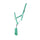 Hy Equestrian Competition Ready Head Collar and Lead Rope #colour_green-dark-green-yellow