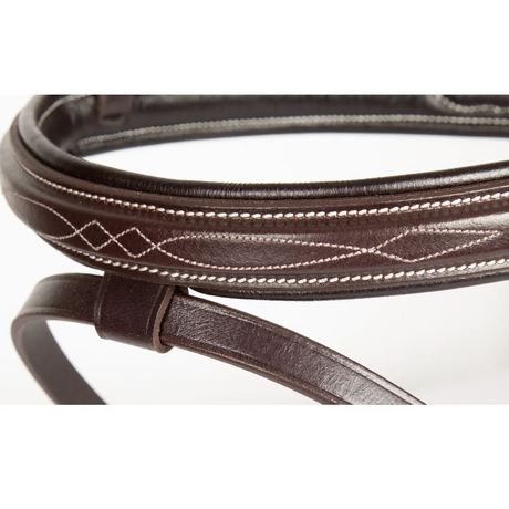 Shires Salisbury Bodenham Flash Noseband #colour_australian-nut