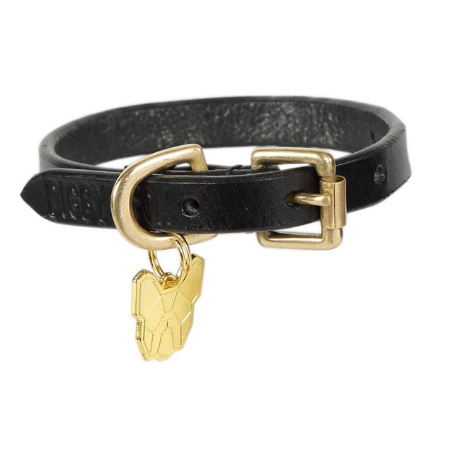 Shires Digby & Fox Flat Leather Dog Collar