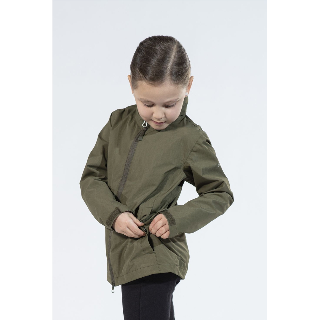 HKM Kids Rainy Day Rain Jacket #colour_olive-green