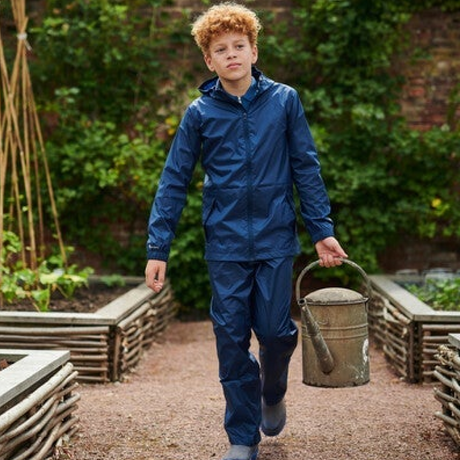 Regatta Professional Junior Packaway Overtrousers #colour_navy-blue