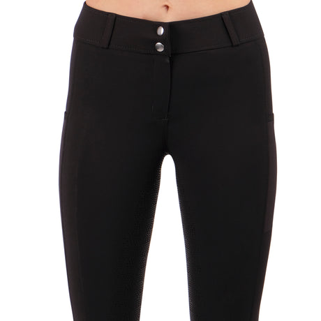 Montar Rebel High Waist Full Grip Breeches #colour_black
