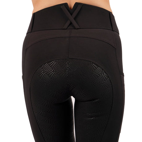 Montar Rebel High Waist Full Grip Breeches #colour_black