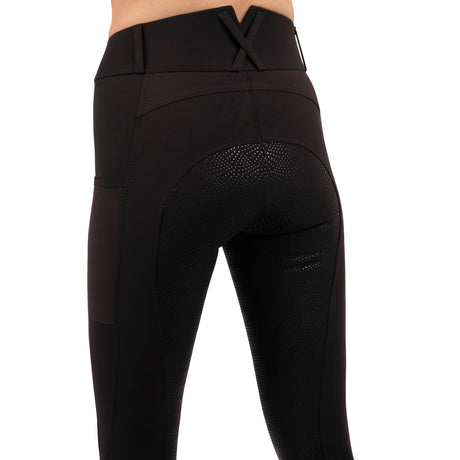 Montar Rebel High Waist Full Grip Breeches #colour_black