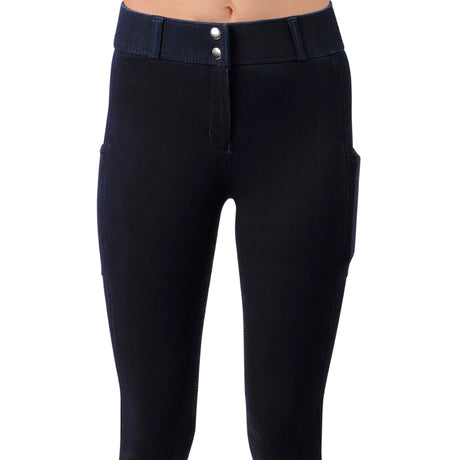 Montar Rebel High Waist Full Grip Breeches #colour_denim