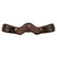 Shires Lusso Anatomical Leather Dressage Girth #colour_brown