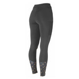 Shires Aubrion Morden Girls Full Grip Summer Riding Tights #colour_black