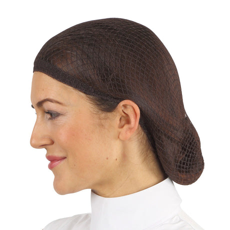 Shires Equi-Net Hair Net #colour_medium-brown