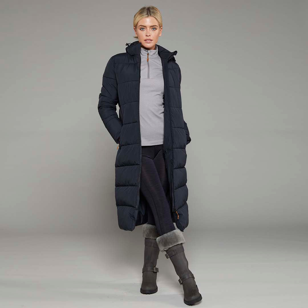 Toggi Elevation Padded Long Coat #colour_black