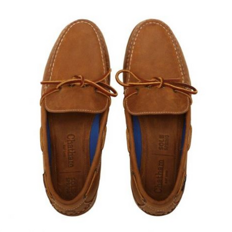 Chatham Saunton G2 Slip On Deck Shoes#colour_walnut