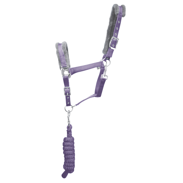 Hy Sport Active Head Collar & Lead Rope #colour_blooming-lilac