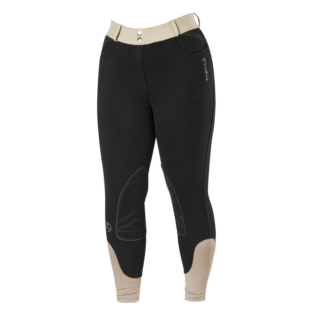 Firefoot Farsley Children's Fleece Lined Breeches #colour_black-mink