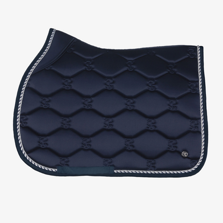 PS of Sweden Navy Signature Jump Saddle Pad #colour_navy