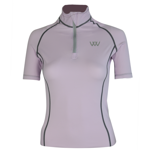 Woof Wear Performance Short Sleeve Riding Shirt #colour_lilac