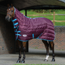 Weatherbeeta Comfitec 210D Channel Quilt Combo Neck Medium #colour_grape-purple-blue