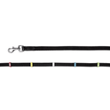 HKM Web Reins With Coloured Loops #colour_black