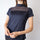 Montar Yasmin Knitted Lace Polo #colour_navy