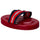 Imperial Riding Curry Comb With Hand Loop #colour_red-stripe